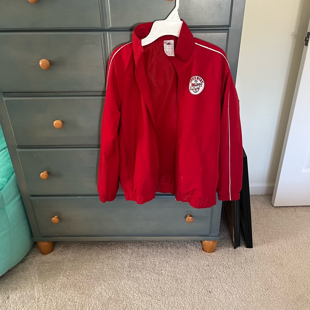 Coventry Soccer Red Kids Jacket with Logo